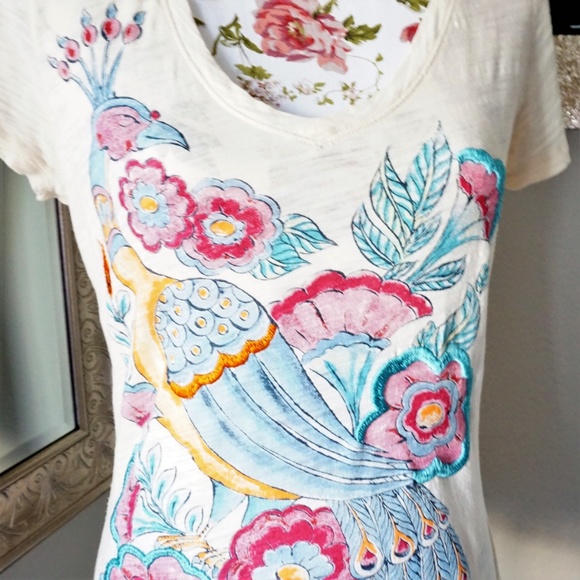 SOLD Lucky Brand | Cotton Graphic Tee Size Medium - Picture 6 of 7